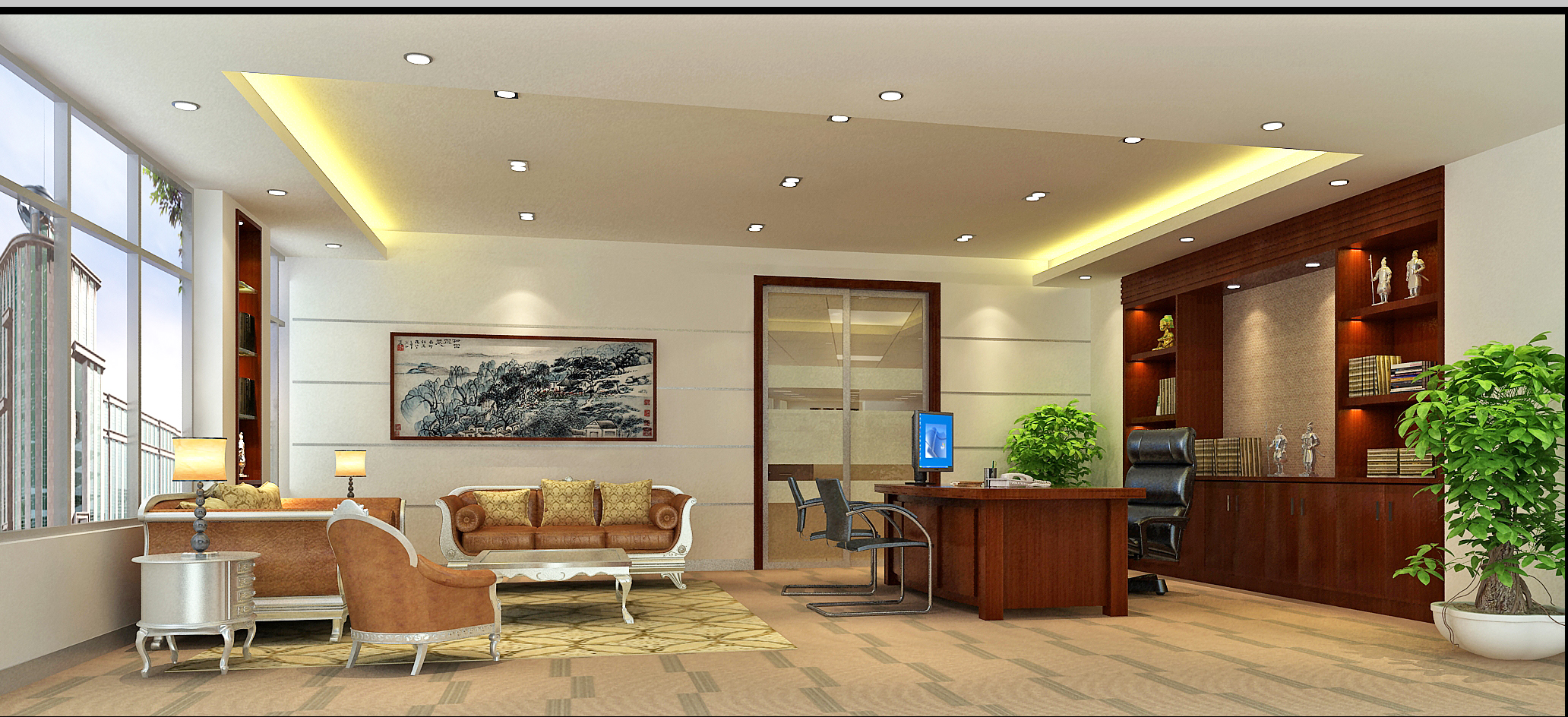 東莞辦公空間裝修之信息科技辦公室裝飾設(shè)計案例