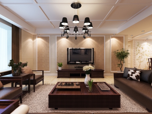 閻良馨園--新中式風(fēng)格,閻良馨園中式風(fēng)格123平米三居室裝修設(shè)計圖片_樣板間_實景圖-搜房網(wǎng)裝修設(shè)計網(wǎng)